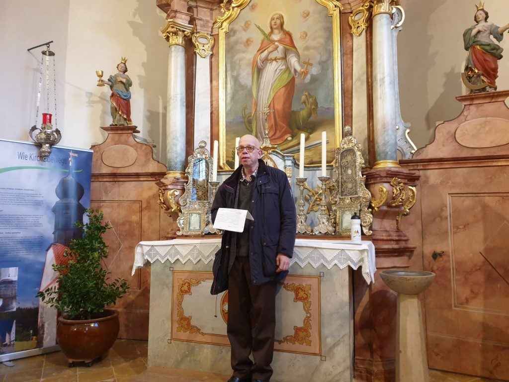 Kirchenführung durch St. Margareta mit Pfarrer Thomas Schertel