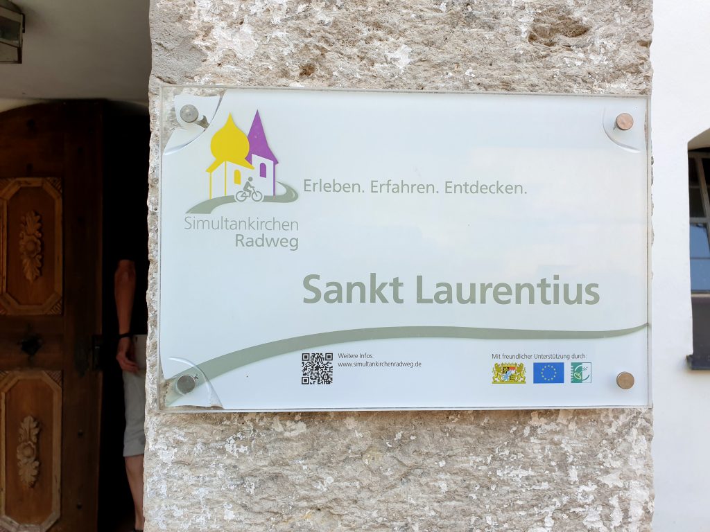 Kirchenschild St.Laurentius